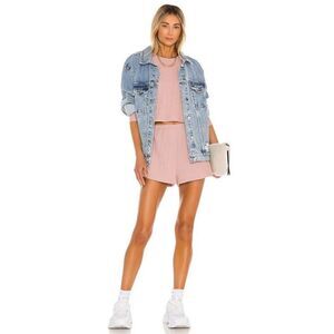 Lovers + Friends Sadie Rose Cropped Long Sleeve Top